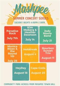 Mashpee Community Park Concert Series presents Kim Moberg and Heather Swanson