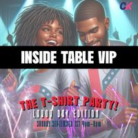 The T-Shirt Party Labor Day Edition Inside VIP Table