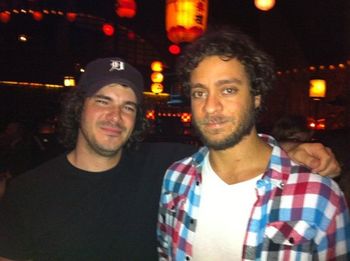 Amos Lee and I.
