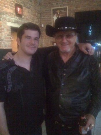 I played harmonica at a tribute show for country hall of famer Waylon Jennings with his younger brother Tommy in Nashville. Good times!
