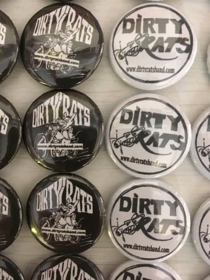 Dirty Rats buttons