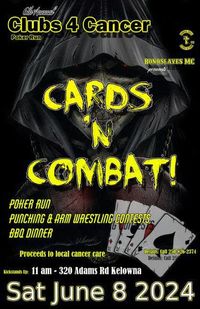 BONDSLAVES MC club 4 Cancer Poker Run 