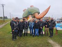 BONDSLAVES MC Wpg Memorial Ride for Turtle Lady a.ka Brenda J Walls