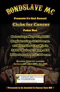 2ND Annual Clubs for Cancer Poker Run