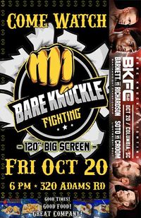 Bare Knuckle fighting on the Big Screen 