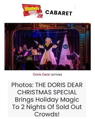 Doris Dear, drag queen