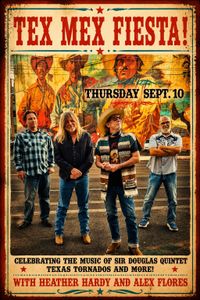 joining Mike Hebert and his tribute to The Music Of The Texas Tornados, Freddy Fender and many more 