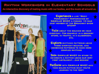 CAMILLE WHO? Rhythm Education Workshop/Assembly 