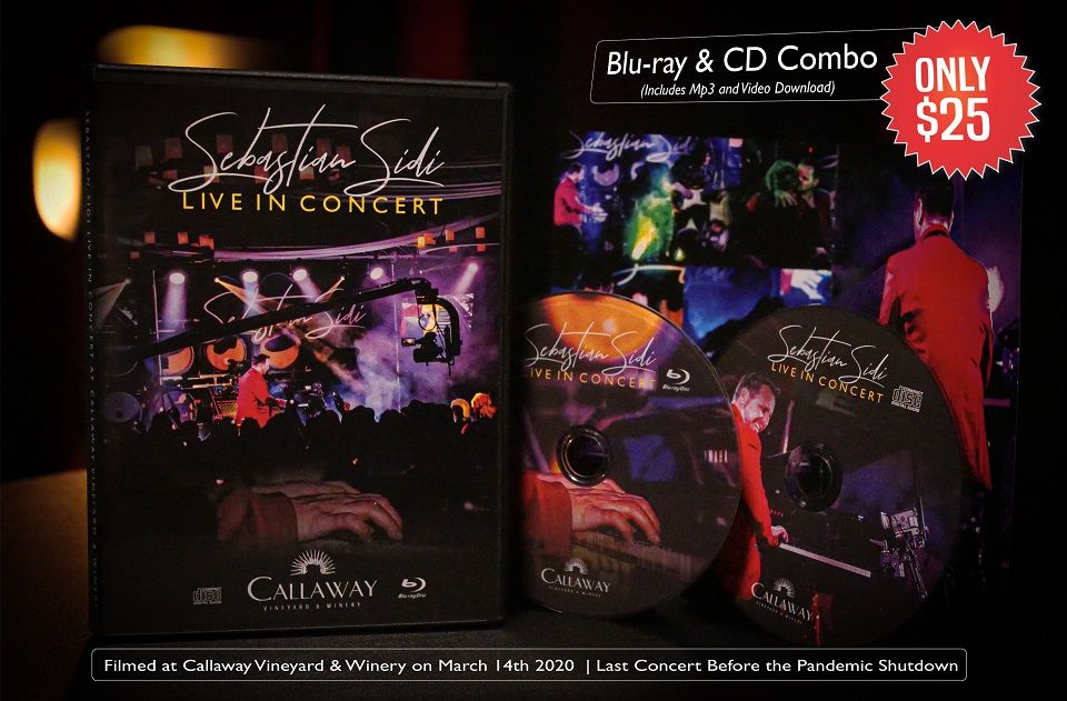 Sebastian Sidi Live at Callaway Winery Blu-Ray and CD Combo