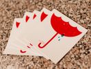 Umbrella Logo Sticker