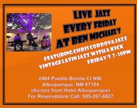 The Chris Cordova Latin Jazz Trio at Ben Michael’s 