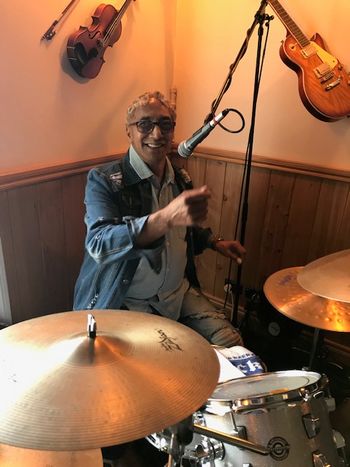 Frank on air Drums
