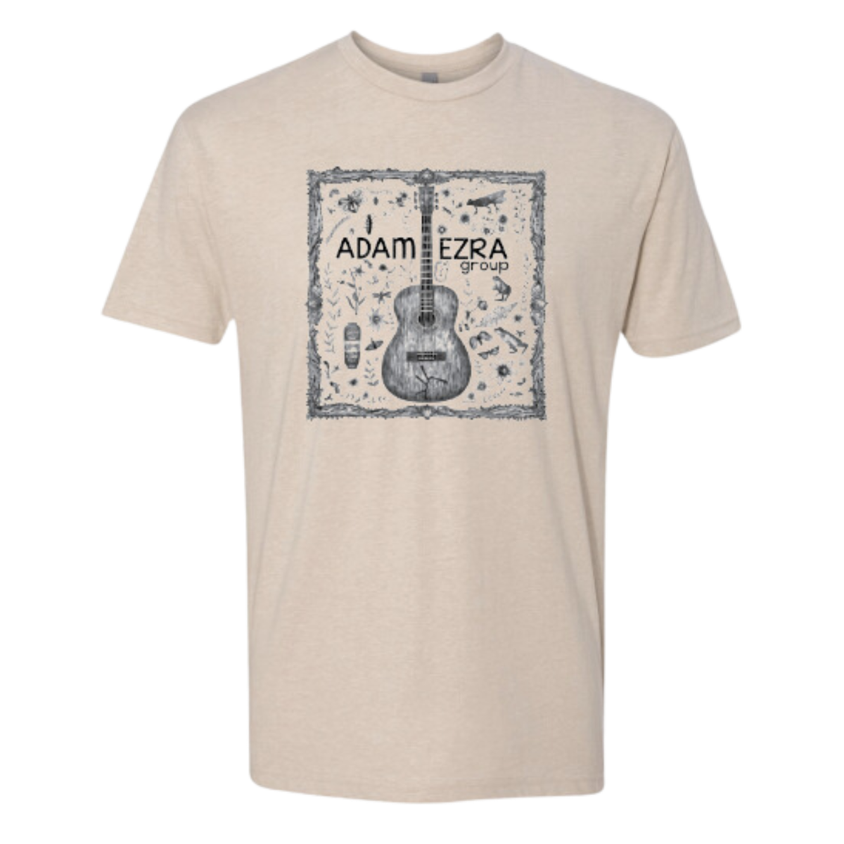 Artistic Guitar Unisex T-Shirt (Cream)