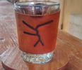 Shot Glass Coozie - Leather Logo