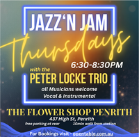 Jazz 'n Jam Thursdays with the Peter Locke Trio