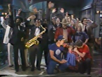 SNL closing scene New York City
