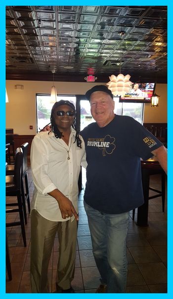 Darryl Buchanan with former ESPN sports analyst Digger Phelps
