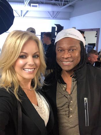 Darryl B with Actress Model Lisa Varga
