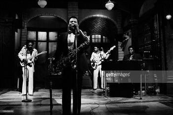 Performing on NBC's Saturday Night Live
