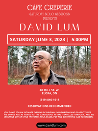 Cafe Creperie presents David Lum