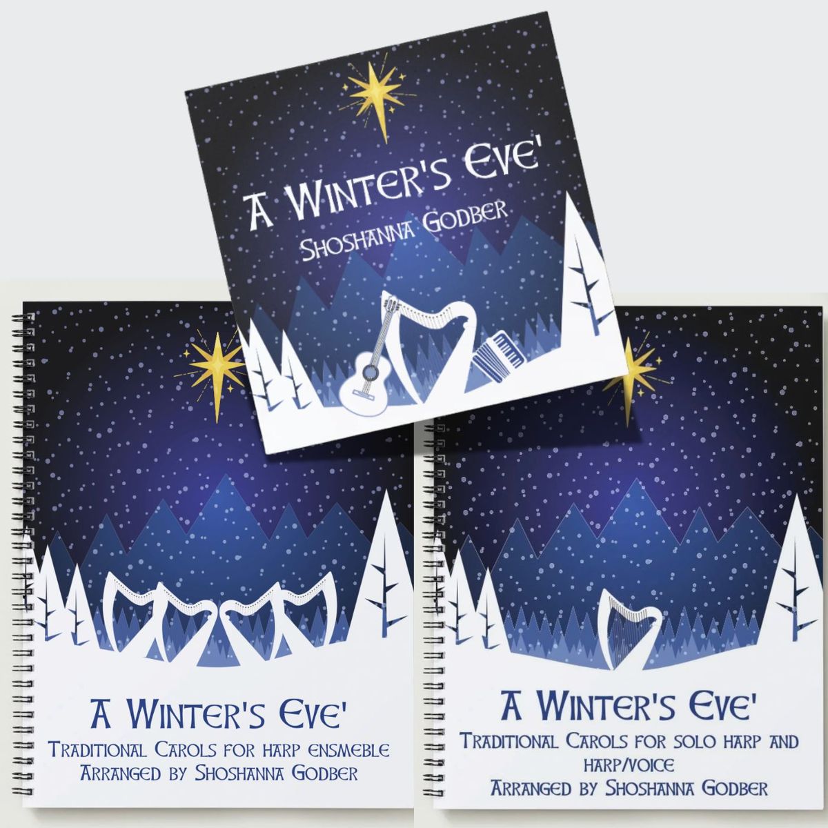 Both Books of Sheet Music and Digital Album