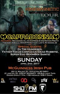 Cappadonna of the Wu-Tang Clan Everything Happens For A Reason Tour