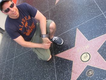 Good Canadian boys Rush on the walk of fame.
