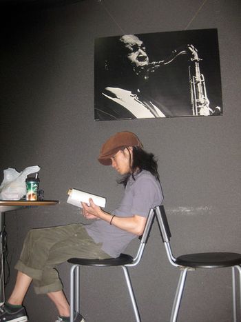 Kei Takasugi in between takes

