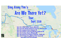Sing Along Tim's "ARE WE THERE YET?" Tour