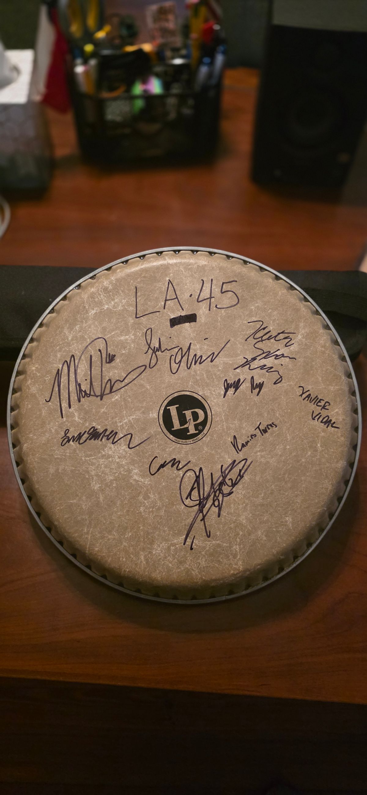 🥁 11" LP Conga Head – Played by Amy Torres, Signed by LA 45