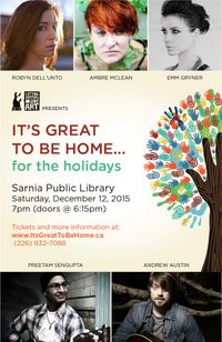 SARNIA, ON -- It's Great to Be Home...for the holidays