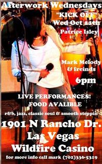 After Work Wednesdays "Kickoff" with Mark Mellow D & Friends featuring Patrice Isley