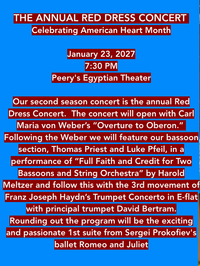 Chamber Orchestra Ogden's Red Dress Concert