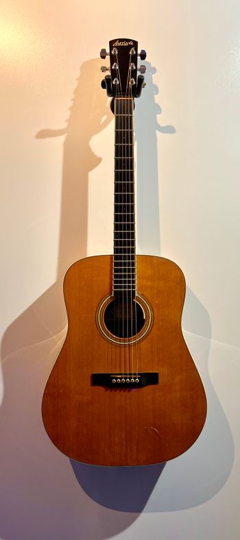Larrivee Acoustic.  Gifted from a friend upon her passing.
