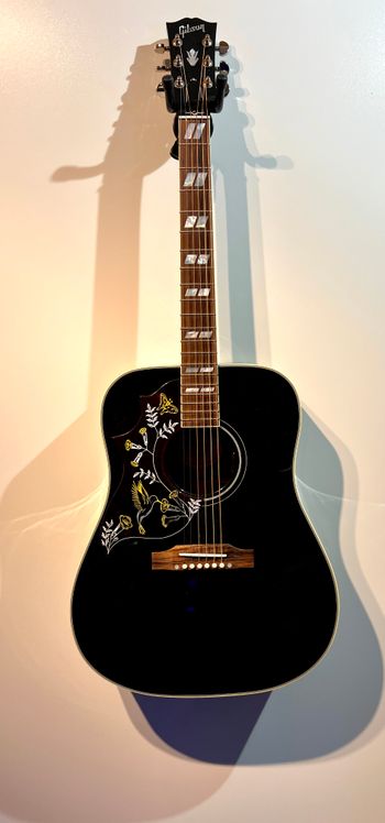 Gibson Hummingbird.  Purchased at the Gibson Garage in Nashville 2023
