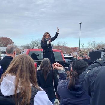 More rallies: singing and giving a speech
