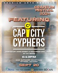 King Kimbit at Cranium Festival DAY 2 at Club SAW ft. Cap City Cyphers - Dax  - Dynesti  - Beauge  - Vigorous and Ruckus  - DJ So Nice