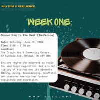 Rhythm and Resilience - Week 1: Connecting to the Beat (In-Person) 