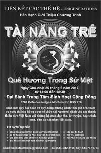 King Kimbit at Thi Tài Năng Trẻ 2017 - QUÊ HƯƠNG TRONG SỬ VIỆT