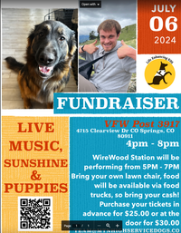 Mountain High Service Dog Fundraiser