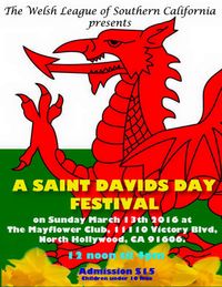 St David's Day Festival - Welsh League So CA