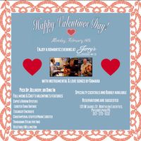 Come celebrate St. Valentine's Day with Kamara trio at Jerry's. Click image for more details. 
