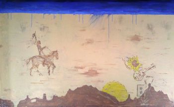 'Driftwood' mural
