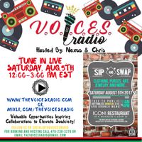 V.O.I.C.E.S Radio live @ the Sip n Swap