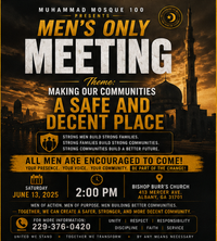 Men's Only Meeting