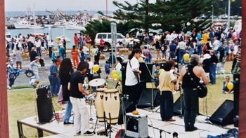 performing at the ulladulla easter parade with was, rosie, leann and eddie
