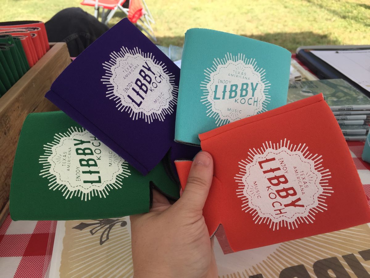 Enjoy Libby Koch Koozie