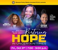 2022 National Arts and Humanities Month Celebration: Restorying Hope in Uncertain Times