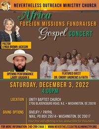 Africa Foreign Missions Fundraiser Gospel Concert