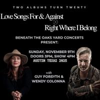 2025-11-09 Beneath The Oaks (Austin, TX) [Guy Forsyth & Wendy Colonna] by Guy Forsyth